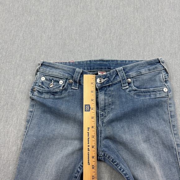 True Religion Jeans Womens 29 (30X30) Blue Super Skinny Light Wash Denim Stretch - Picture 7 of 14